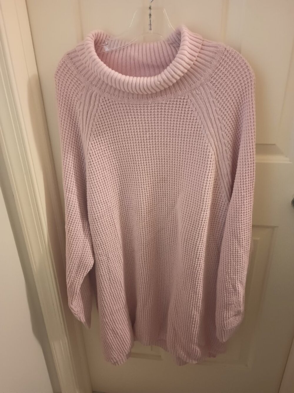 Woman Within 3x Pink Turtleneck Sweater